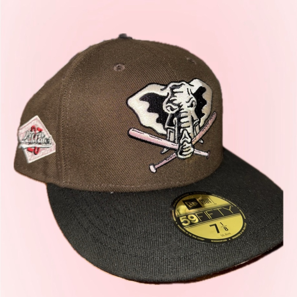new era brown&pink baseball